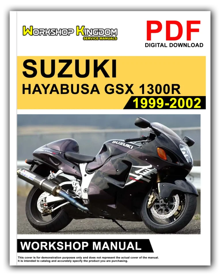 SUZUKI HAYABUSA GSX 1300R (1999-2002) Workshop Repair Service Manual – English – PDF Download