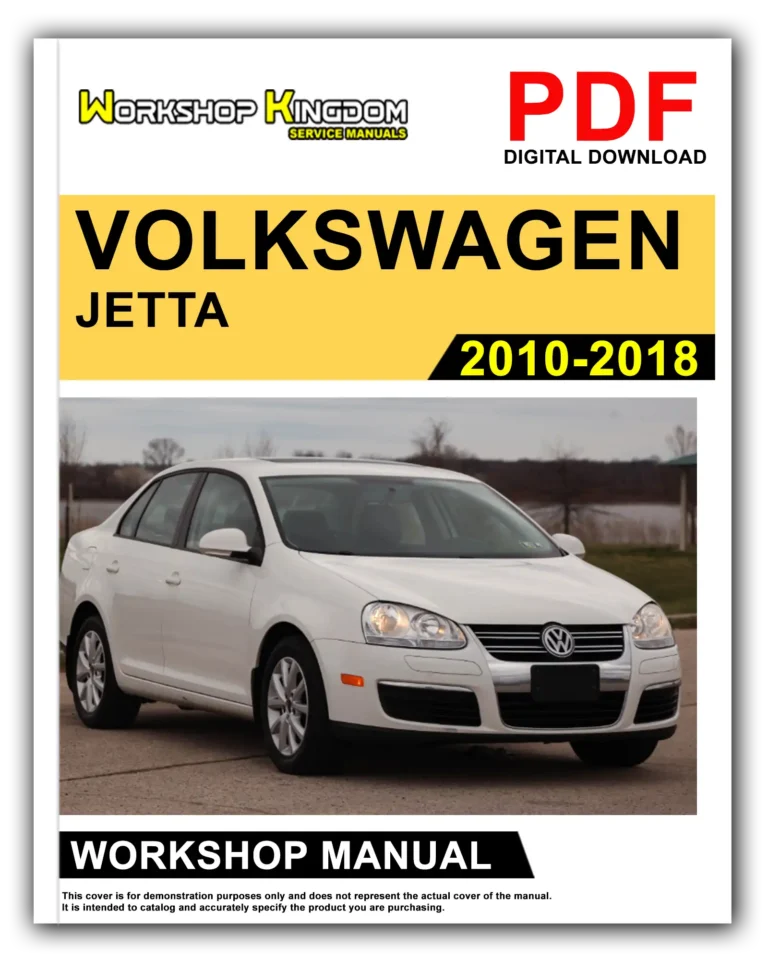 VOLKSWAGEN JETTA (2010-2018) Workshop Repair Service Manual – English – PDF Download