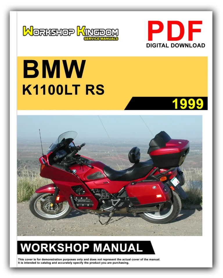 BMW K1100LT RS (1999) Workshop Repair Service Manual – English – PDF Download