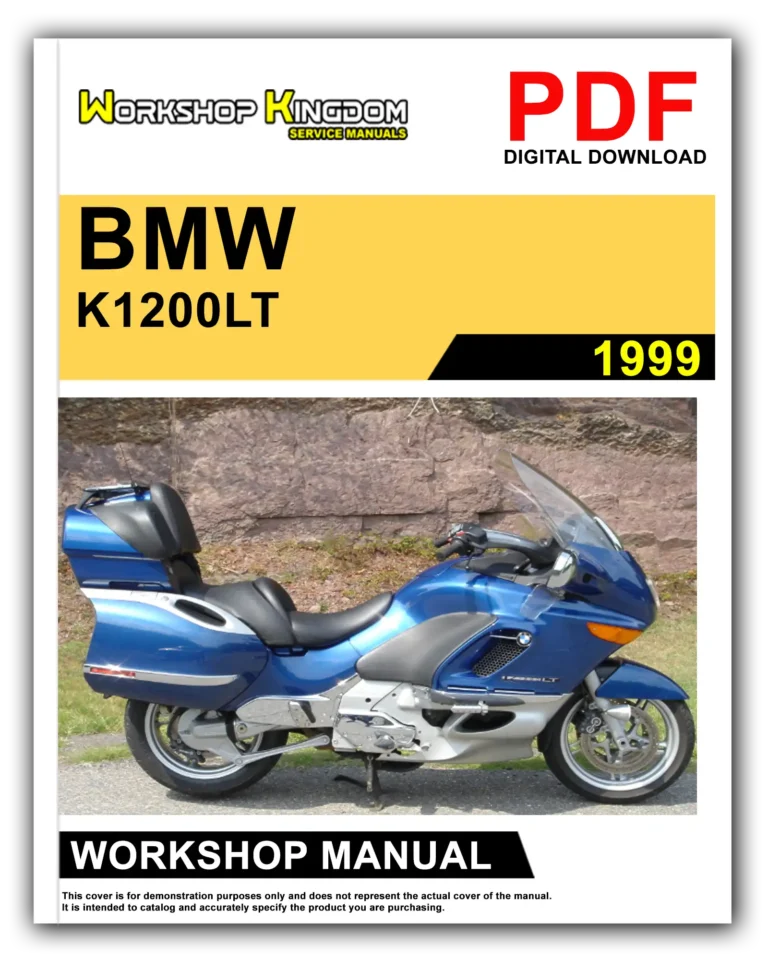 BMW K1200LT (1999) Workshop Repair Service Manual – English – PDF Download