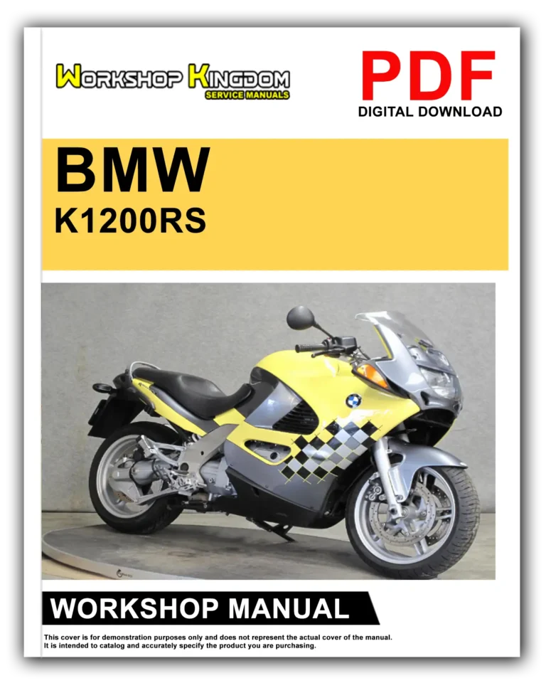 BMW K1200RS Workshop Repair Service Manual – English – PDF Download