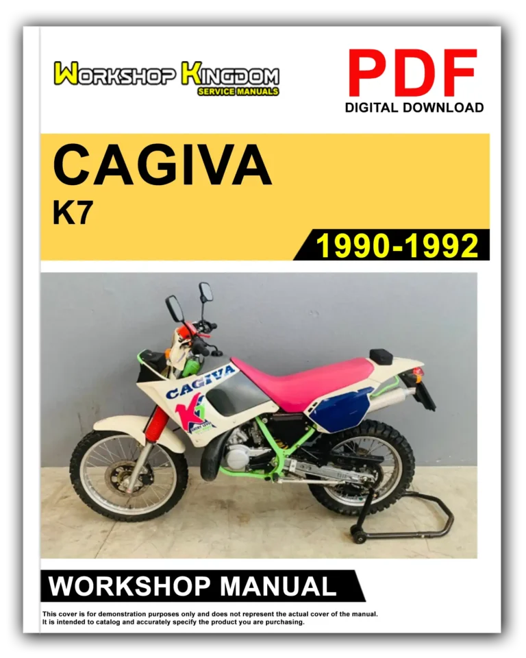 CAGIVA K7 (1990-1992) Workshop Repair Service Manual – English – PDF Download