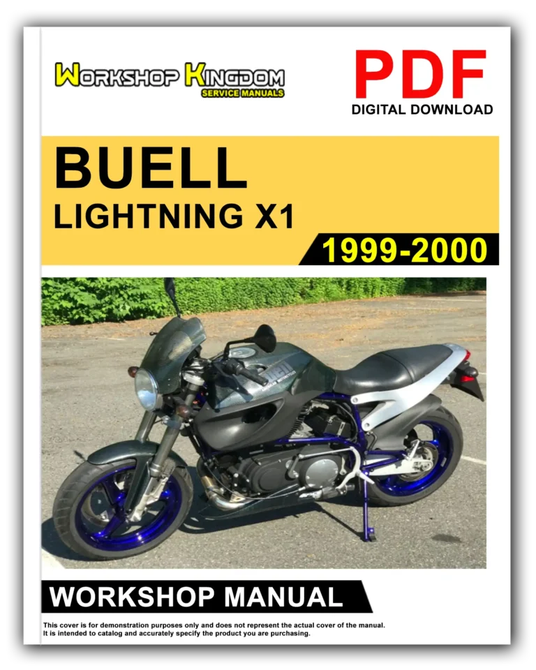 BUELL LIGHTNING X1 (1999-2000) Workshop Repair Service Manual – English – PDF Download