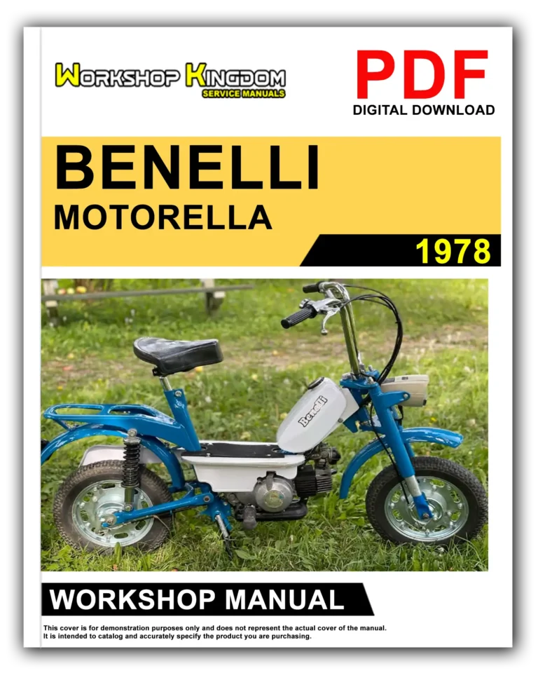 BENELLI MOTORELLA (1978) Workshop Repair Service Manual – English – PDF Download