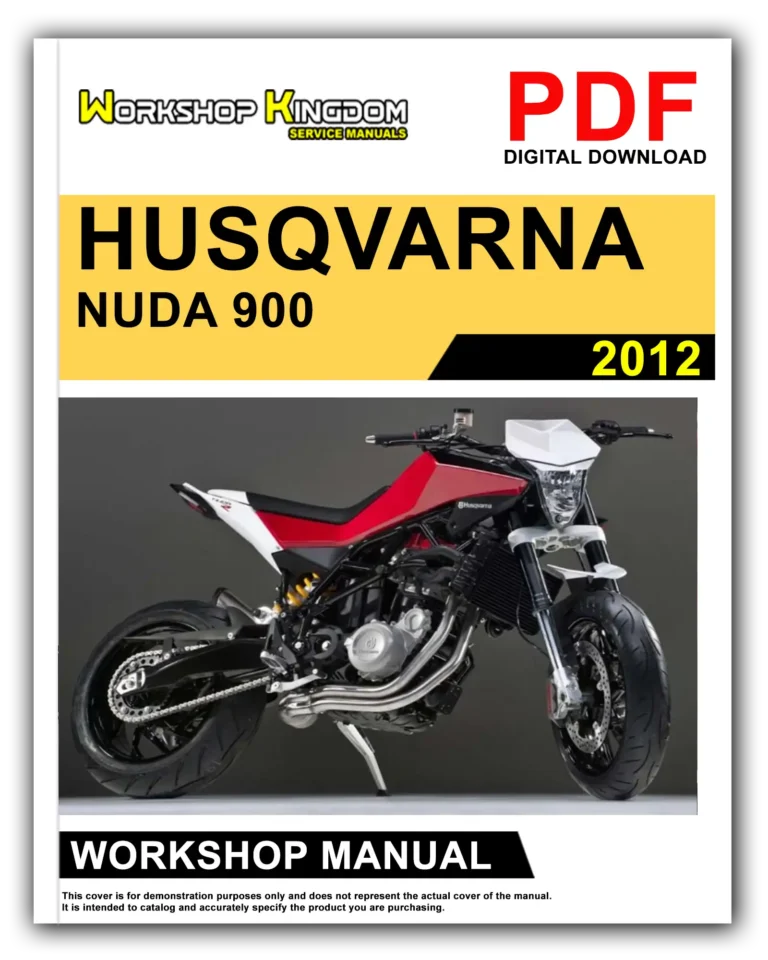 HUSQVARNA NUDA 900 900R (2012) Workshop Repair Service Manual – English – PDF Download