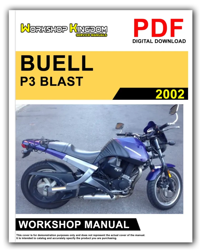 BUELL P3 BLAST (2002) Workshop Repair Service Manual – English – PDF Download