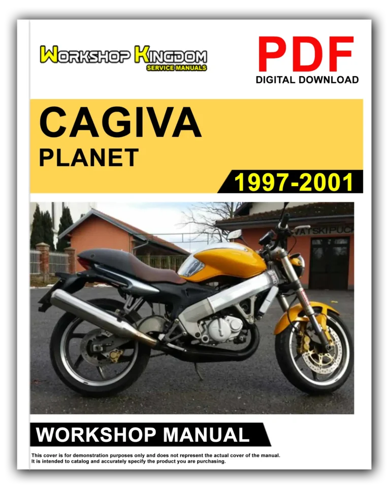 CAGIVA PLANET (1997-2001) Workshop Repair Service Manual – English – PDF Download