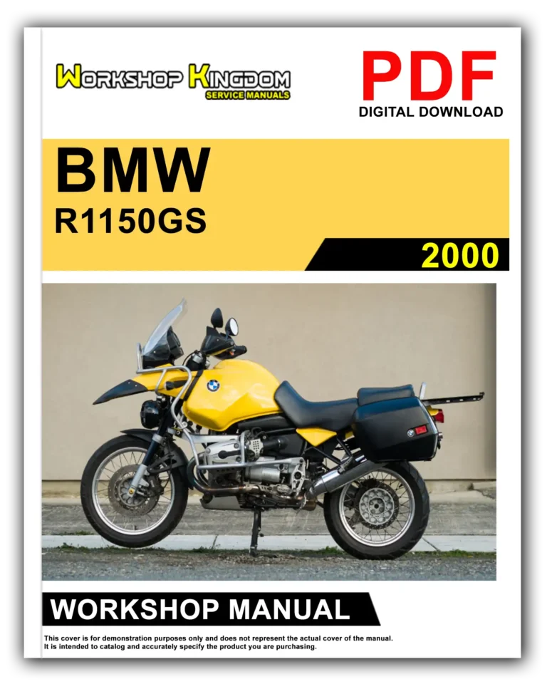 BMW R1150GS (2000) Workshop Repair Service Manual – English – PDF Download