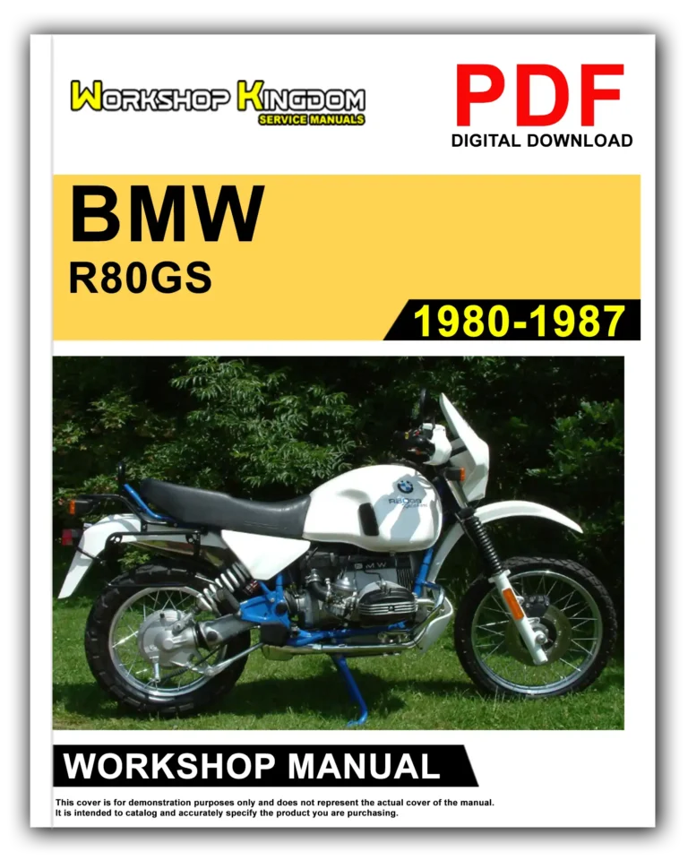 BMW R80GS R100R (1980-1987) Workshop Repair Service Manual – English – PDF Download