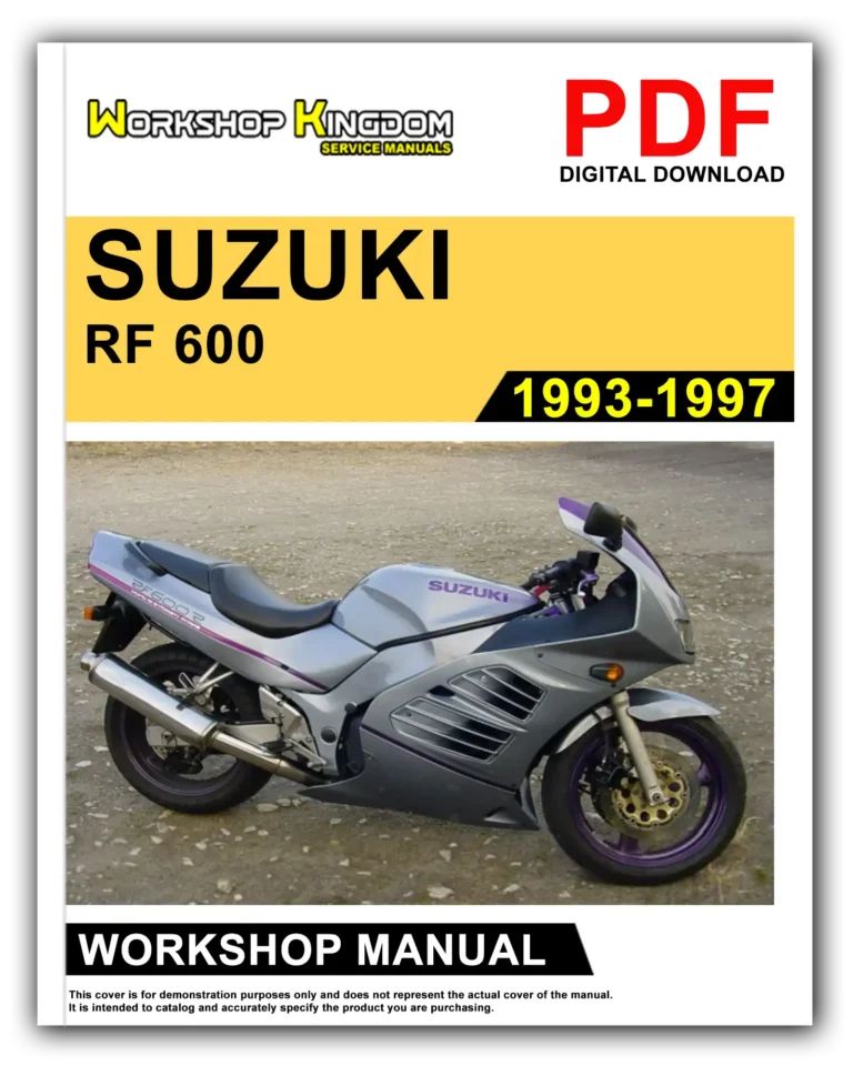 SUZUKI RF 600 (1993-1997) Workshop Repair Service Manual – English – PDF Download