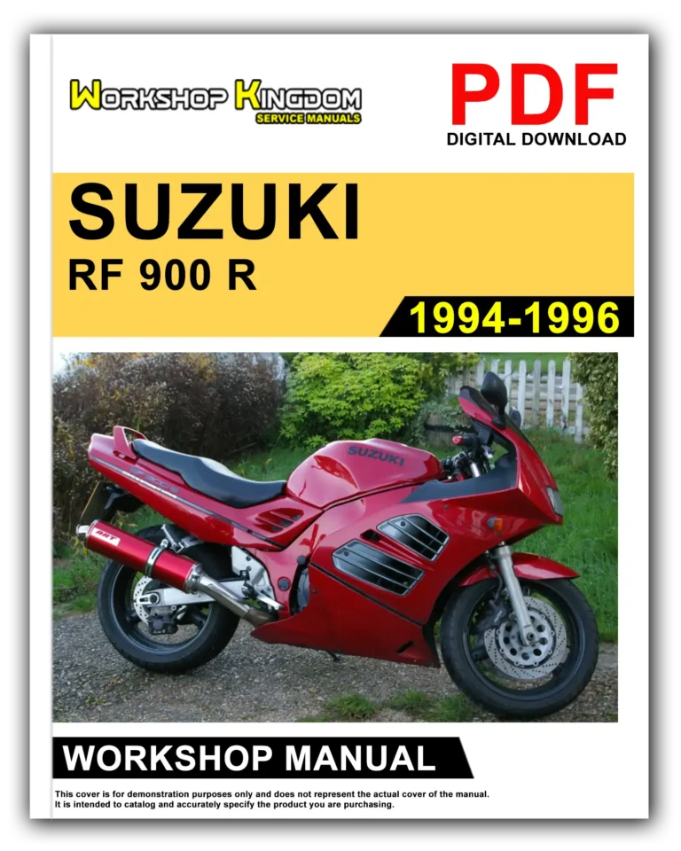 SUZUKI RF 900 R (1994-1996) Workshop Repair Service Manual – English – PDF Download