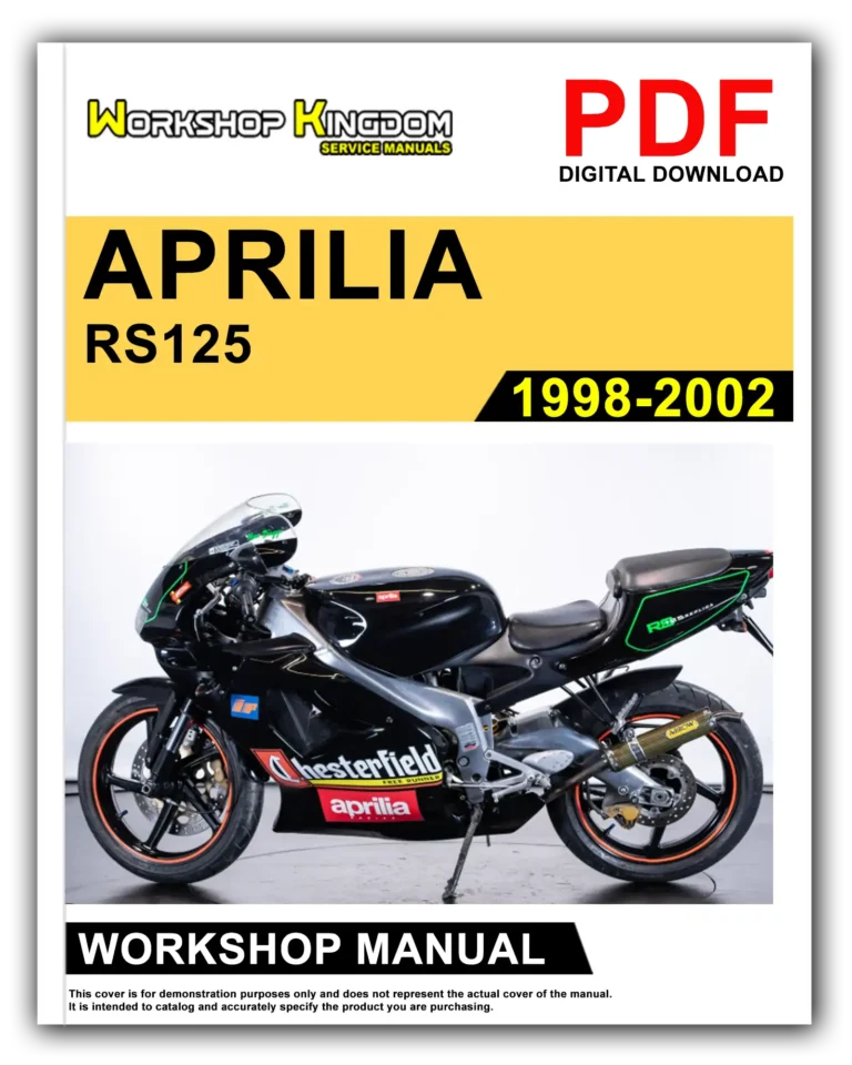 APRILIA RS 125 (1998-2002) Workshop Repair Service Manual – English – PDF Download