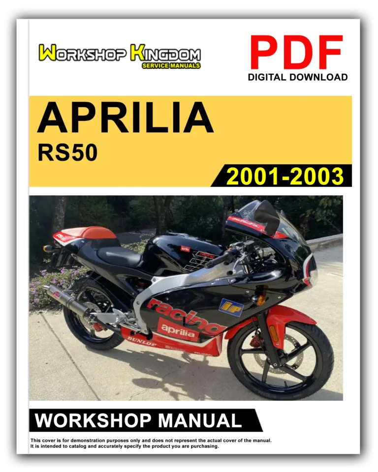 APRILIA RS 50 979X (2001-2003) Workshop Repair Service Manual – English – PDF Download