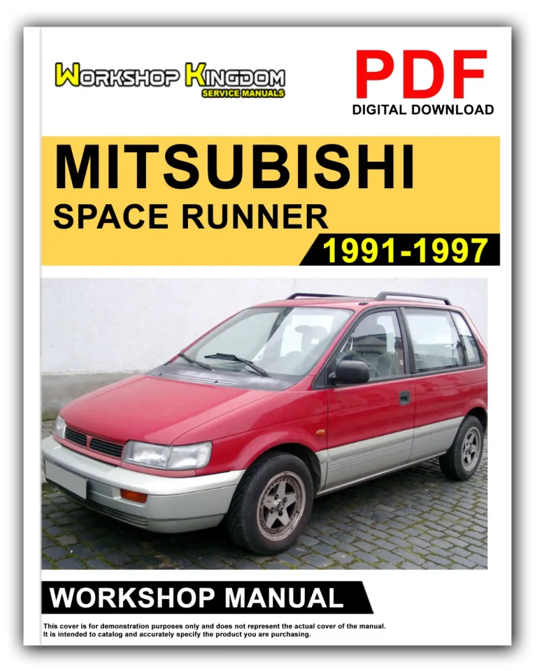 MITSUBISHI SPACE RUNNER (1991-1997) Workshop Repair Service Manual – English – PDF Download