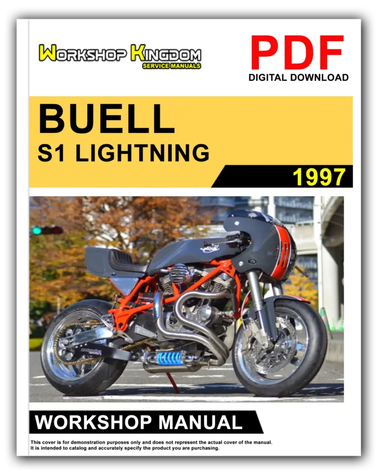BUELL S1 LIGHTNING (1997) Workshop Repair Service Manual – English – PDF Download