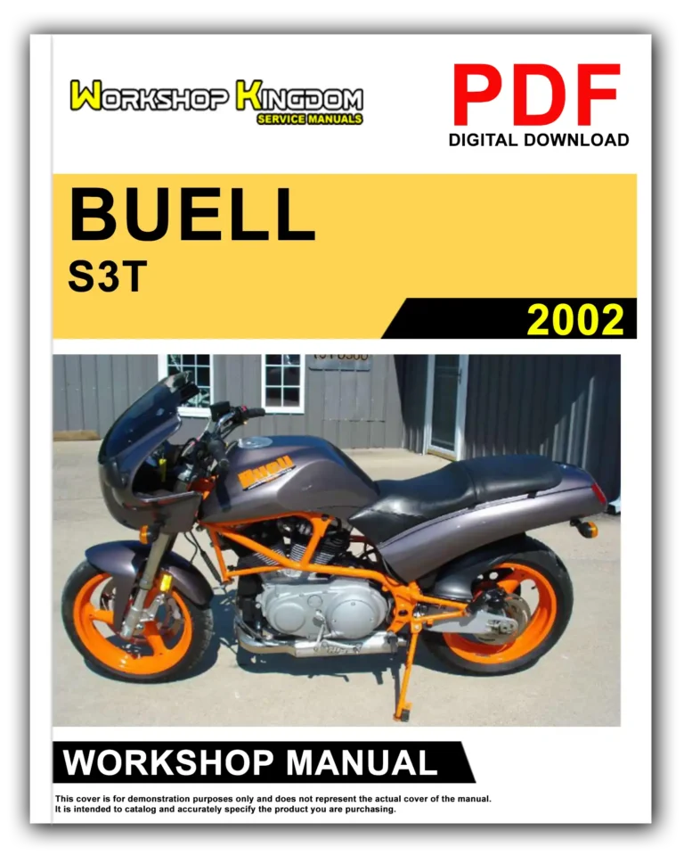 BUELL S3T (2002) Workshop Repair Service Manual – English – PDF Download