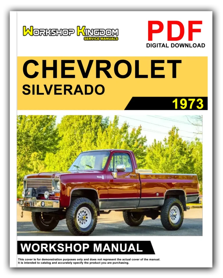 CHEVROLET SILVERADO (1973) Workshop Repair Service Manual – English – PDF Download