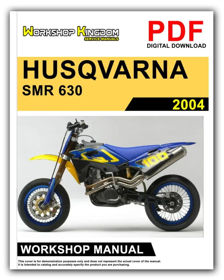 HUSQVARNA SMR 630 (2004) Workshop Repair Service Manual – English – PDF Download