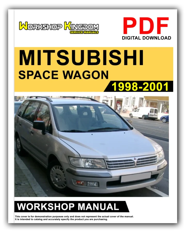 MITSUBISHI SPACE WAGON (1998-2001) Workshop Repair Service Manual – English – PDF Download