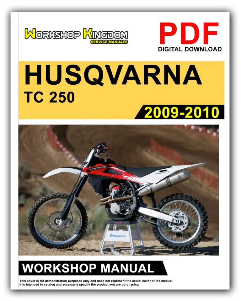 HUSQVARNA TC 250 TE 250 TXC 250 (2009-2010) Workshop Repair Service Manual – English – PDF Download