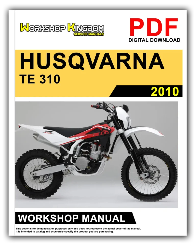 HUSQVARNA TE 310 450 510 TC 450 TXC 450 510 SMR 450 510 I.E (2010) Workshop Repair Service Manual – English – PDF Download