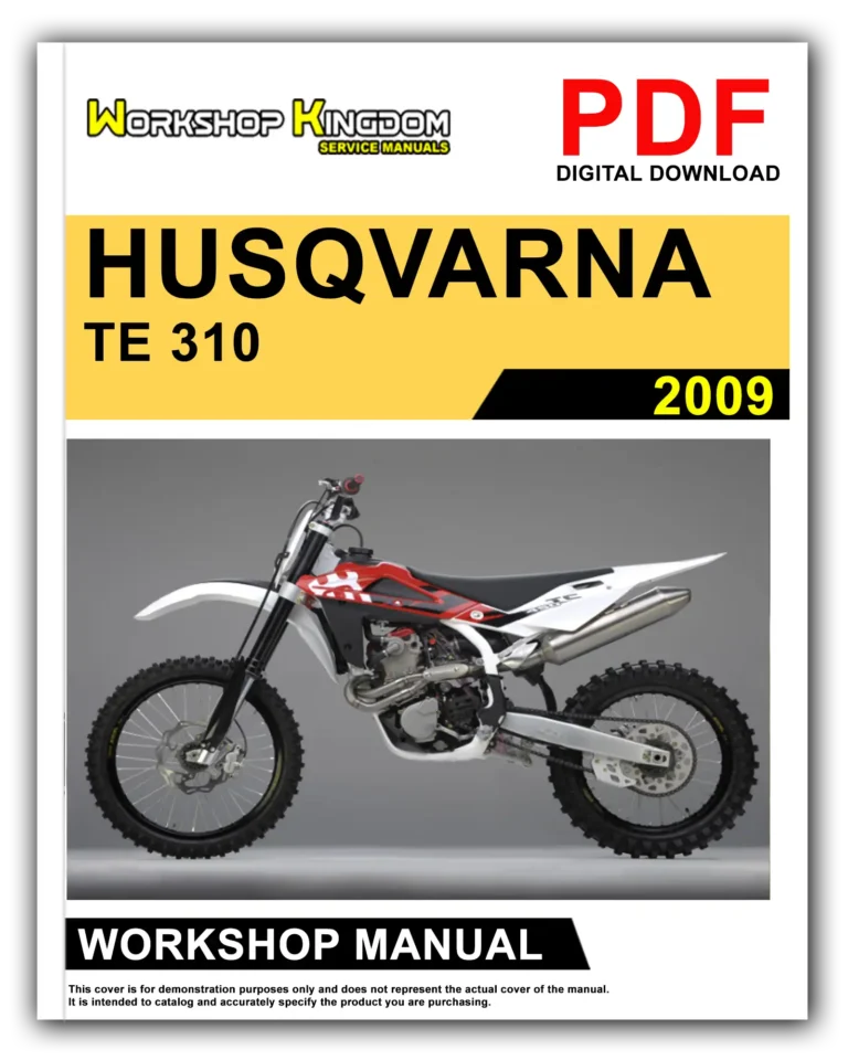 HUSQVARNA TE 310 450 510 TC 450 TXC 450 510 SMR 450 510 I.E (2009) Workshop Repair Service Manual – English – PDF Download