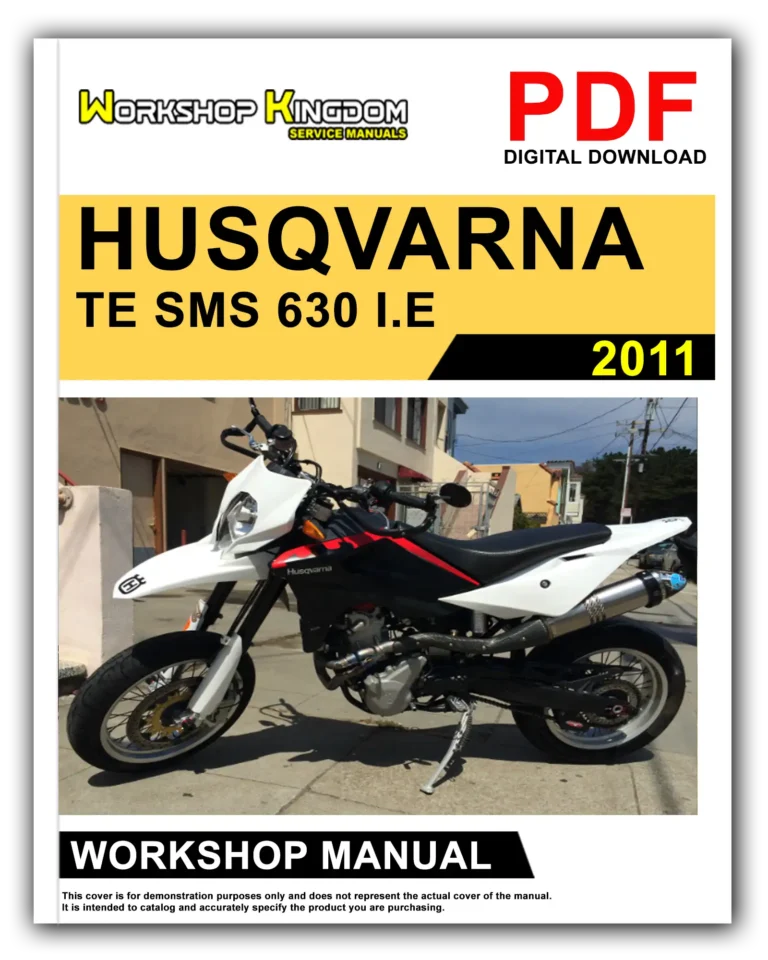HUSQVARNA TE SMS 630 I.E (2011) Workshop Repair Service Manual – English – PDF Download