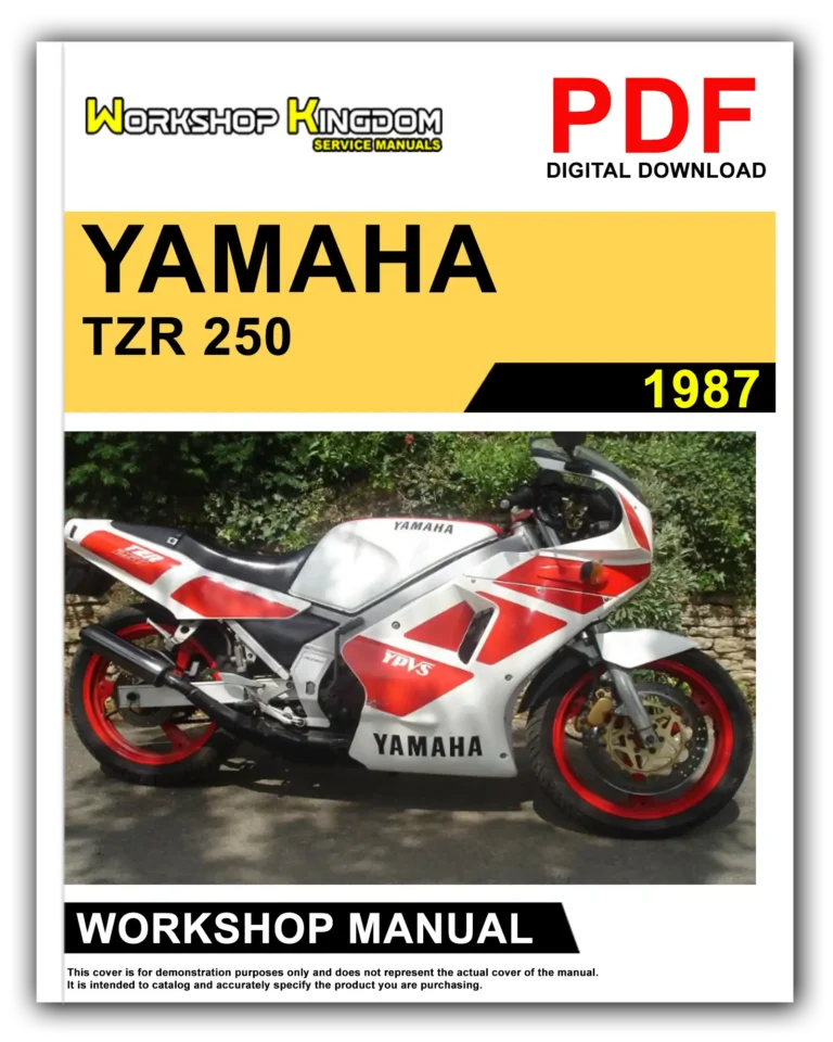 YAMAHA TZR 250 (1987) Workshop Repair Service Manual – English – PDF Download