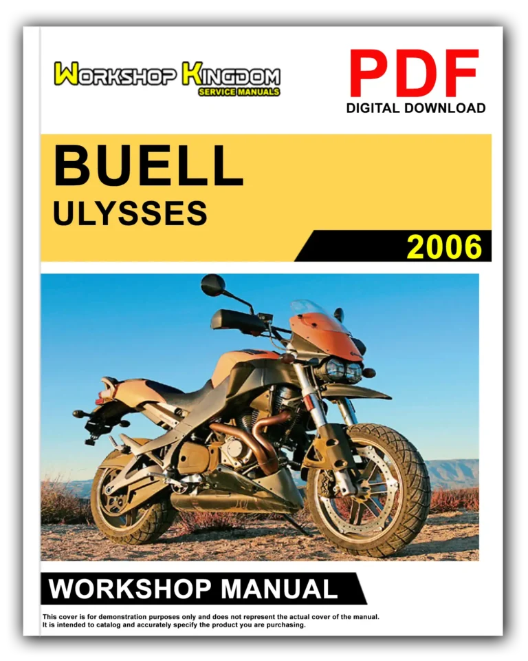 BUELL ULYSSES (2006) Workshop Repair Service Manual – English – PDF Download