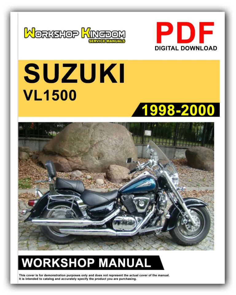 SUZUKI VL1500 (1998-2000) Workshop Repair Service Manual – English – PDF Download