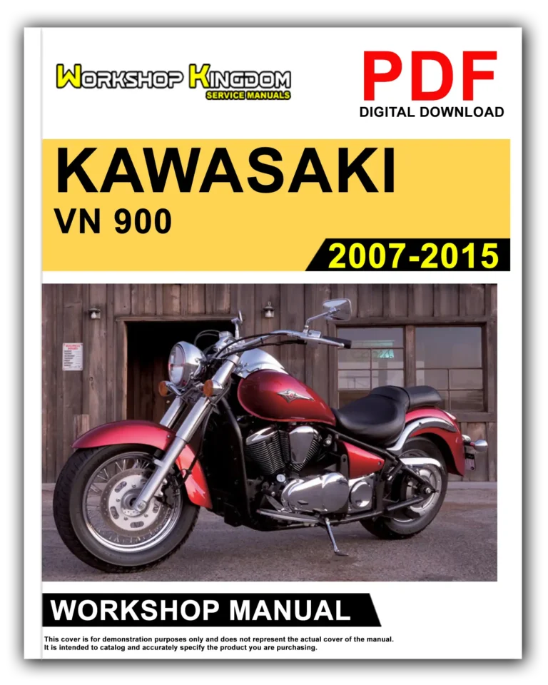 KAWASAKI VN 900 (2007-2015) Workshop Repair Service Manual – English – PDF Download
