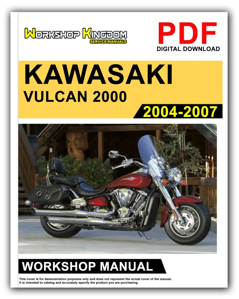 KAWASAKI VULCAN 2000 VN 2000 LIMITED CLASSIC CLASSIC LT (2004-2007) Workshop Repair Service Manual – English – PDF Download