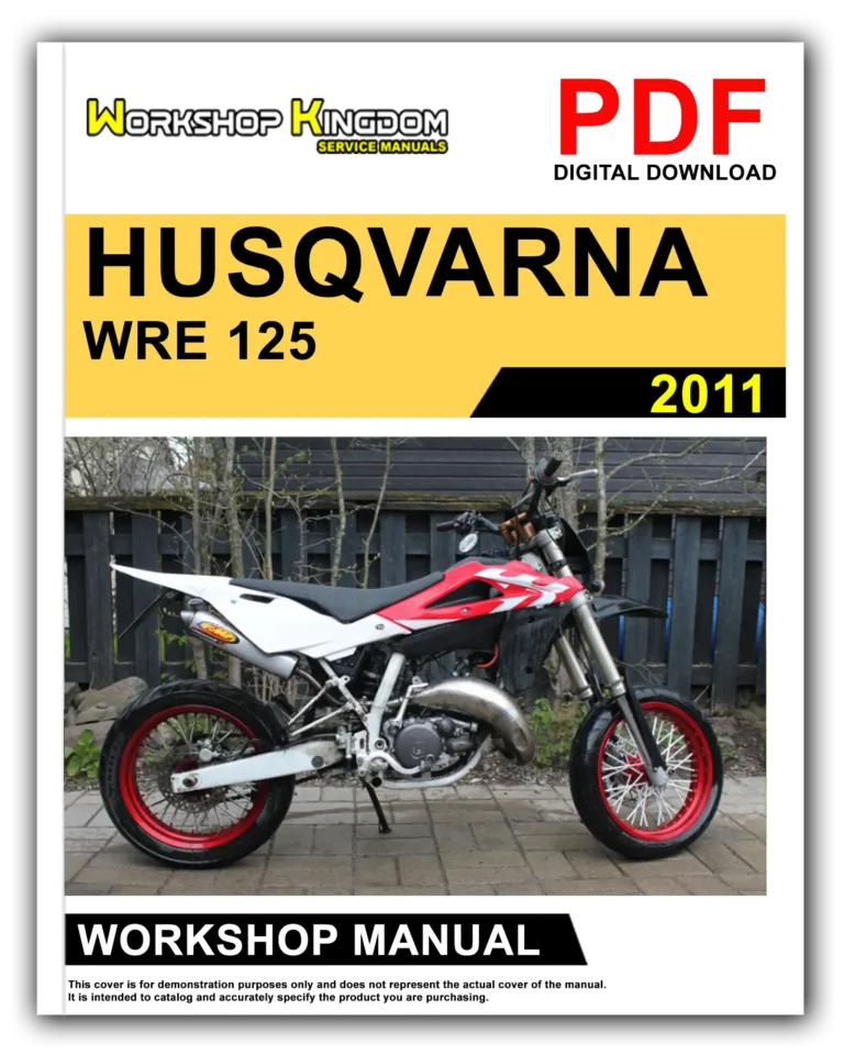 HUSQVARNA WRE 125 SMS 125 (2011) Workshop Repair Service Manual – English – PDF Download