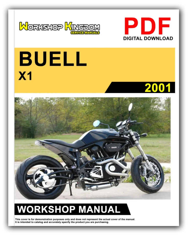 BUELL X1 (2001) Workshop Repair Service Manual – English – PDF Download
