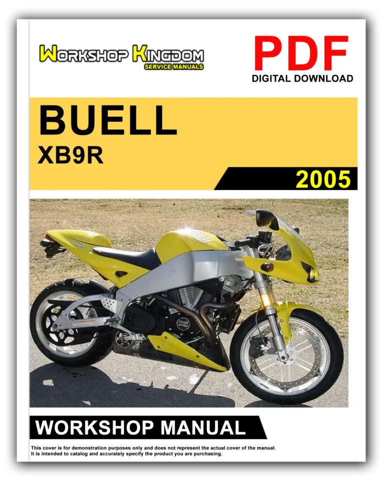 BUELL XB9R XB12R (2005) Workshop Repair Service Manual – English – PDF Download