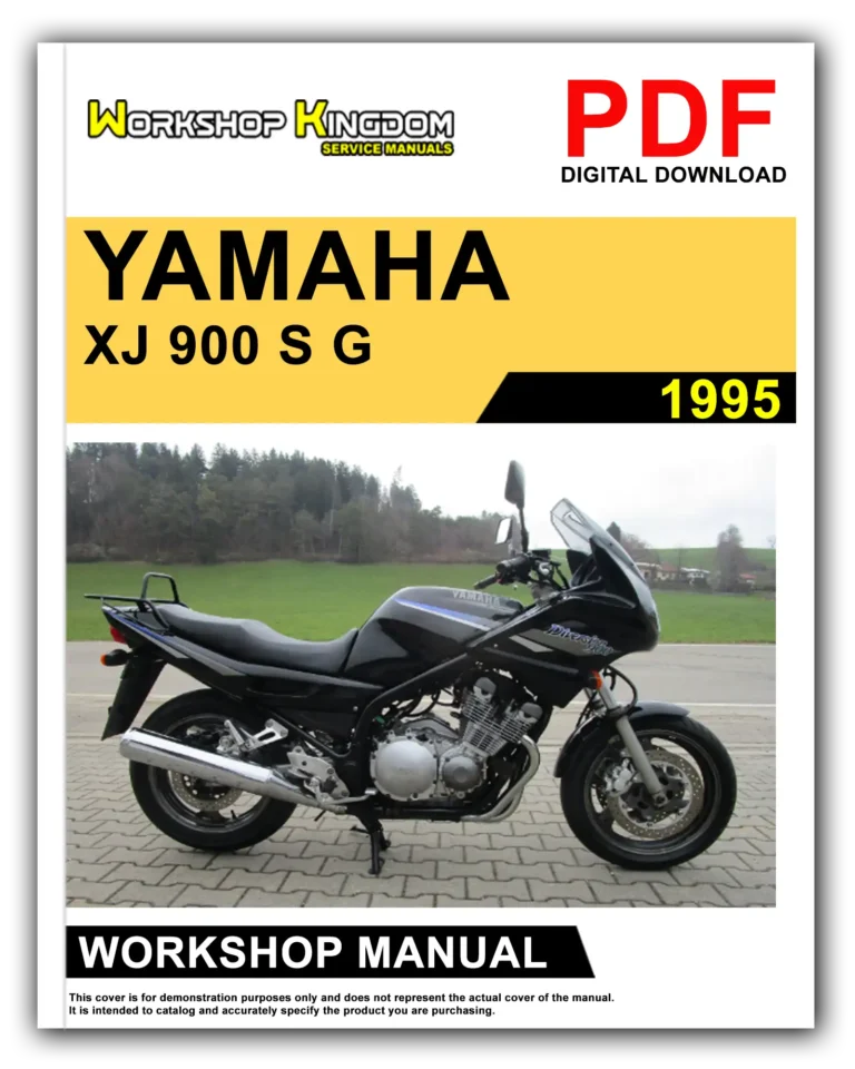 YAMAHA XJ 900 S G (1995) Workshop Repair Service Manual – English – PDF Download