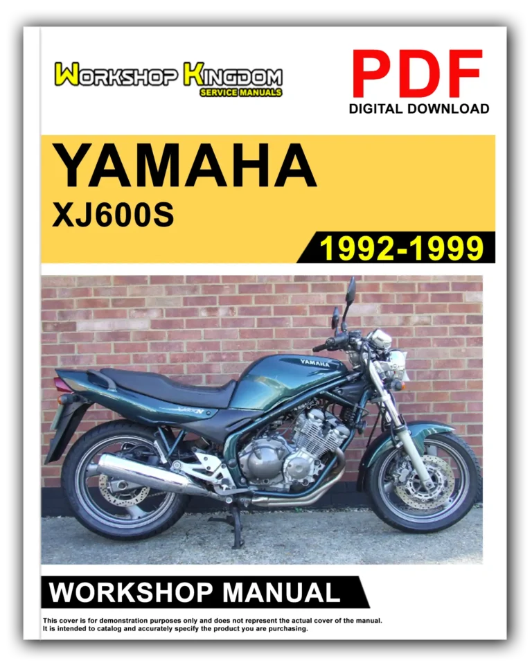 YAMAHA XJ600S XJ600N (1992-1999) Workshop Repair Service Manual – English – PDF Download