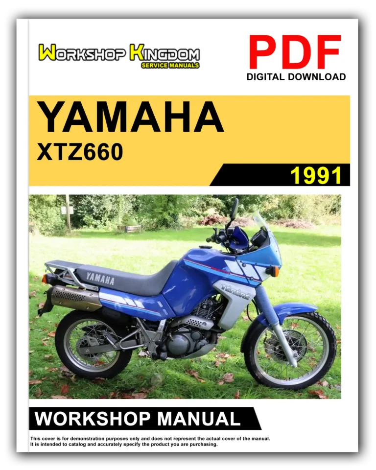 YAMAHA XTZ660 (1991) Workshop Repair Service Manual – English – PDF Download