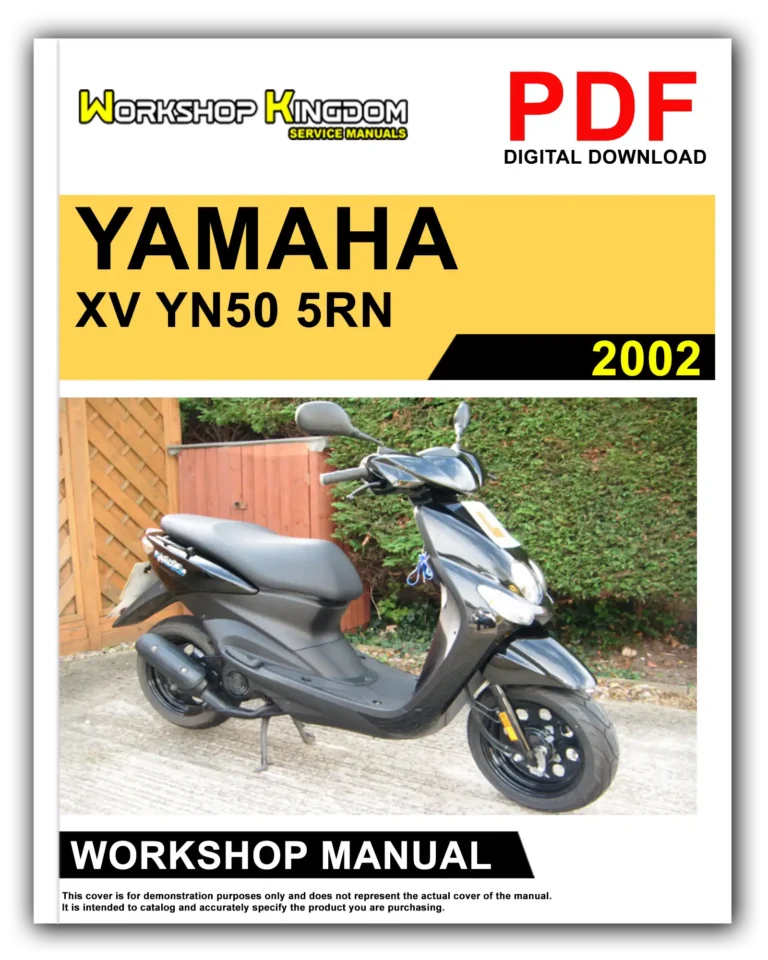 YAMAHA XV YN50 5RN (2002) Workshop Repair Service Manual – English – PDF Download