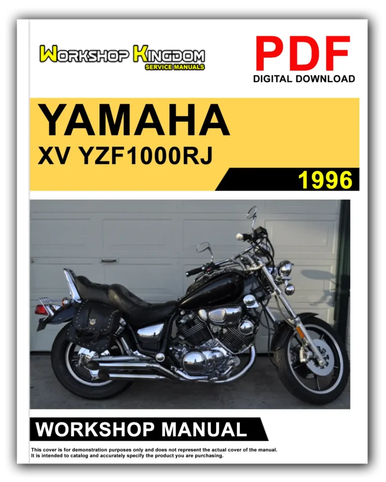 YAMAHA XV YZF1000RJ YZF1000RJC (1996) Workshop Repair Service Manual – English – PDF Download