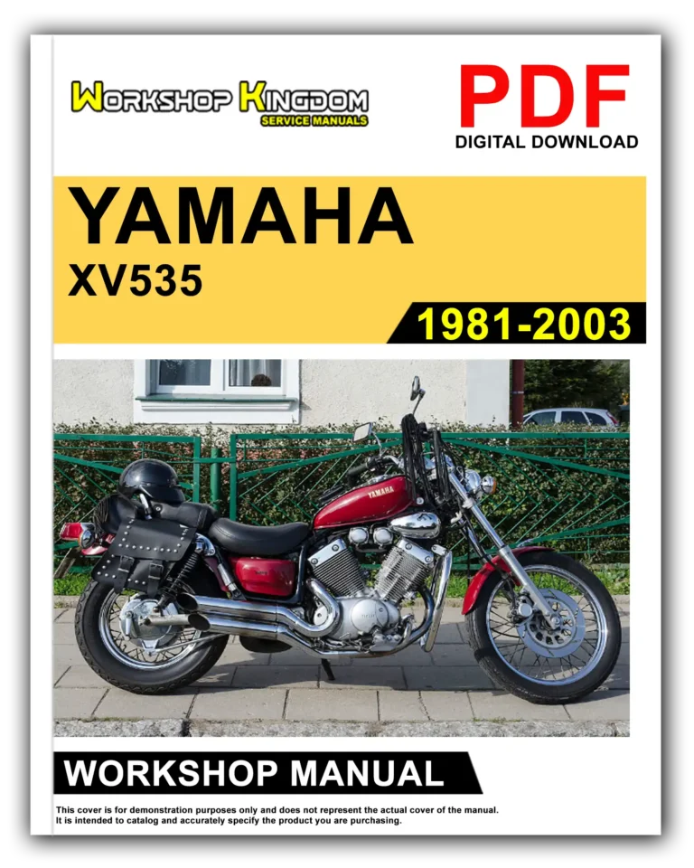 YAMAHA XV535 1100 VIRAGO (1981-2003) Workshop Repair Service Manual – English – PDF Download