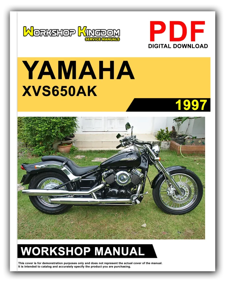 YAMAHA XVS650AK (1997) Workshop Repair Service Manual – English – PDF Download