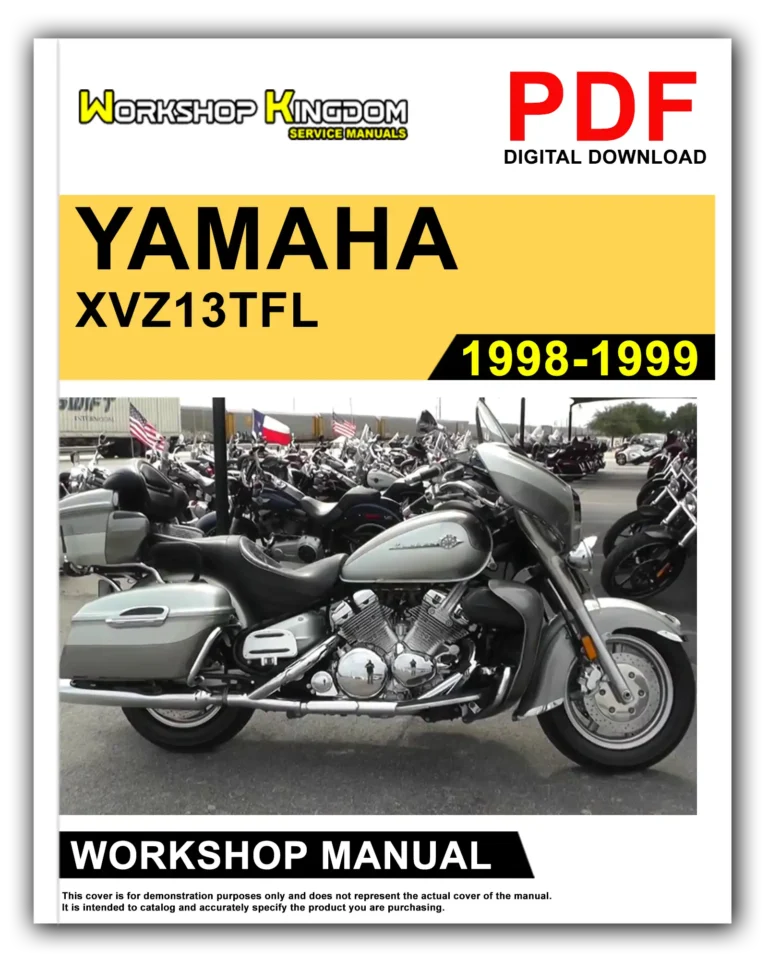 YAMAHA XVZ13TFL (1998-1999) Workshop Repair Service Manual – English – PDF Download