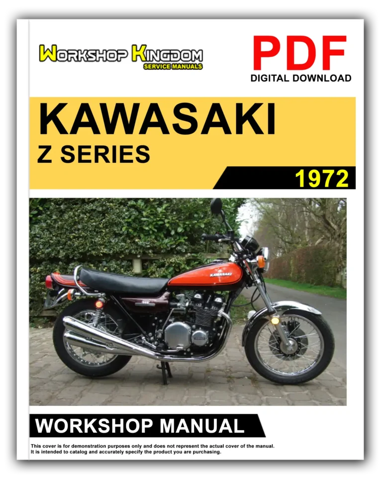 KAWASAKI Z SERIES (1972) Workshop Repair Service Manual – English – PDF Download