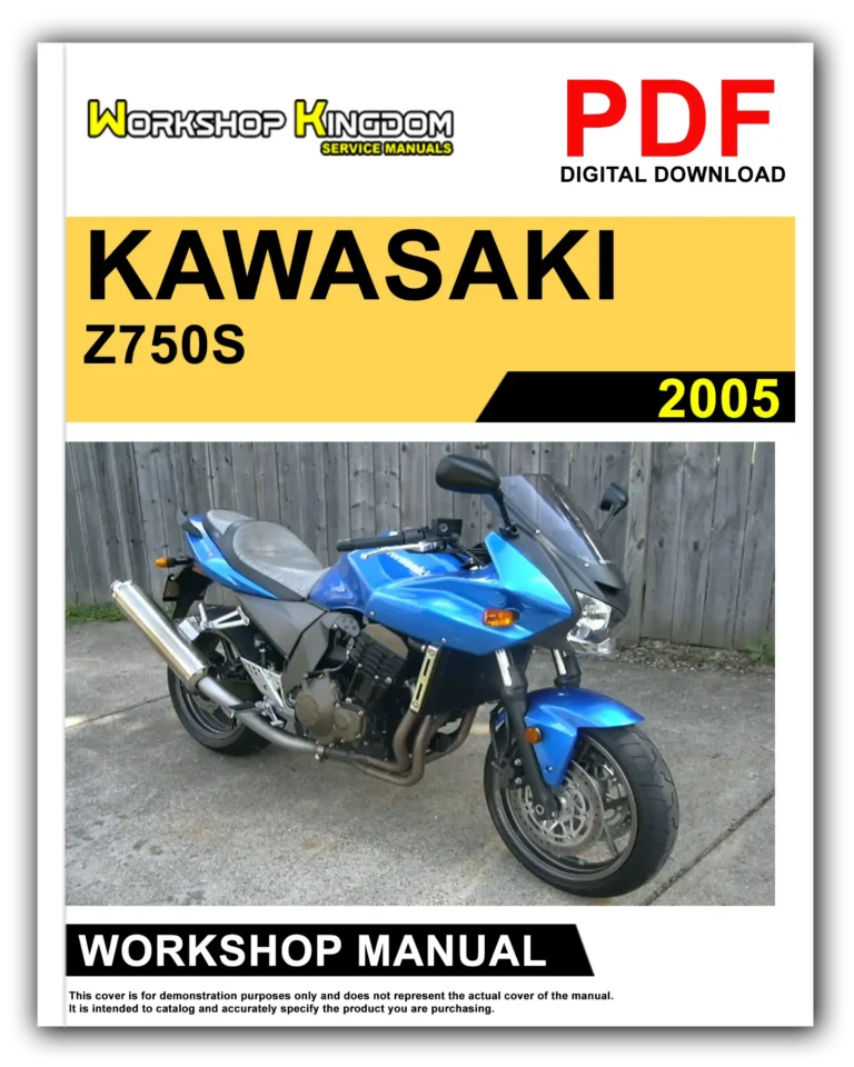 KAWASAKI Z750S (2005) Workshop Repair Service Manual – English – PDF Download