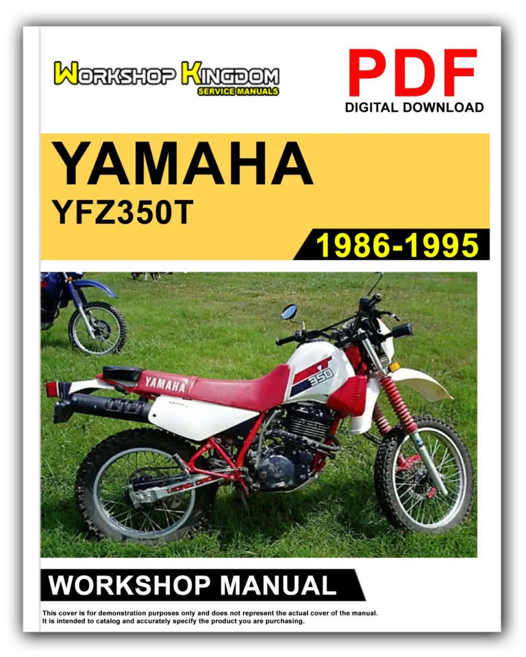 YAMAHA YFZ350T (1986-1995) Workshop Repair Service Manual – English – PDF Download