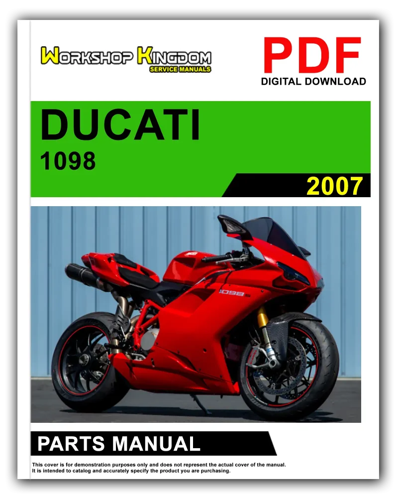 DUCATI 1098 Spare Parts Catalogue