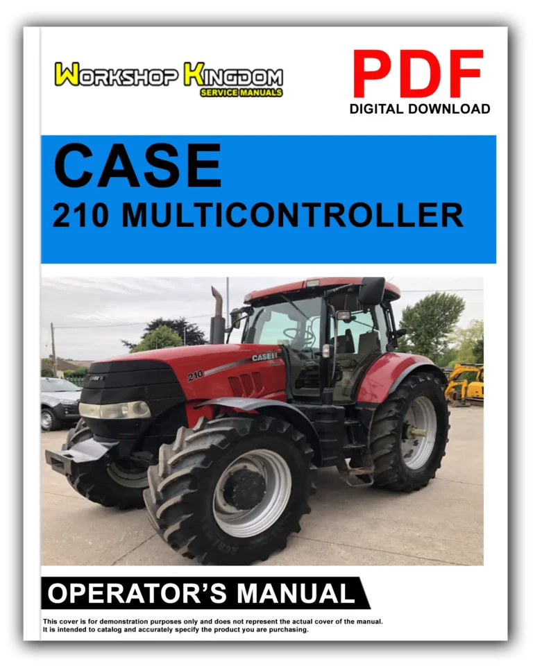 CASE PUMA 165 180 195 210 Multicontroller Operator’s Manual – English – PDF Download