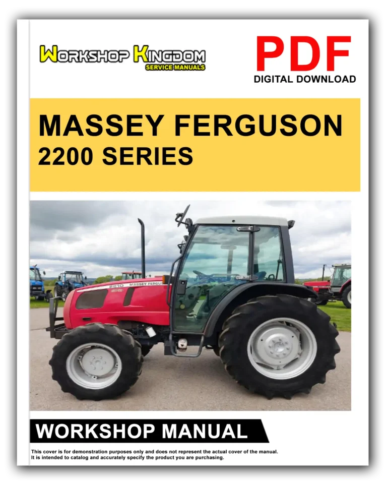 MASSEY FERGUSON 2200 SERIES 2210 2225 2235 Workshop Repair Service Manual – English – PDF Download