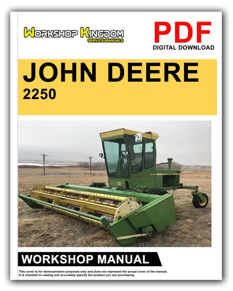 JOHN DEERE 2250 2270 Workshop Repair Service Manual – English – PDF Download